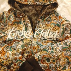 Mens Ecko Unlimited reversible hooded jacket